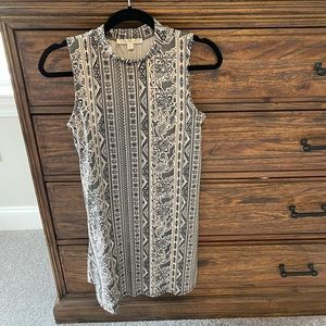 Pink Rose high neck mini dress